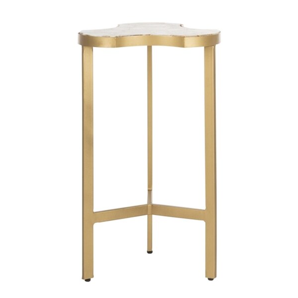 Safavieh Suki Tripod Accent Table, White & Gold ACC3701A - main